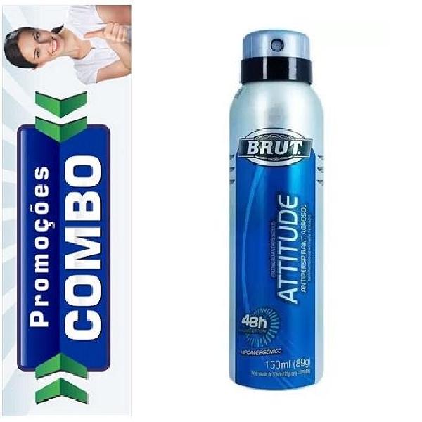 BRUT DESODORANTE AERO ATTITUDE 150G  - FBS Cosméticos