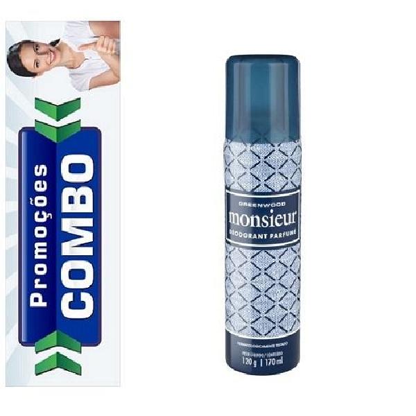 DESODORANTE MONSIEUR UOMO AERO 170ML - FBS Cosméticos